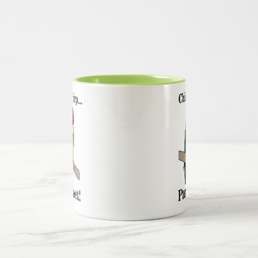 Tasse 2 Couleurs Parakeet Bird  (Centre)