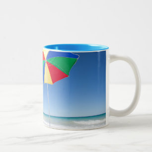 Tasse 2 Couleurs Parapluie sur la plage Australie