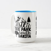 Tasse 2 Couleurs Parc d'état de Custer (Devant gauche)
