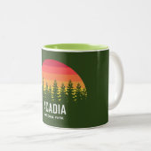 Tasse 2 Couleurs Parc national Acadia (Devant droit)