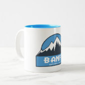Tasse 2 Couleurs Parc national Banff (Devant gauche)
