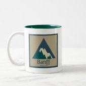 Tasse 2 Couleurs Parc national Banff Rustique (Gauche)