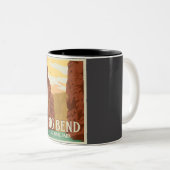 Tasse 2 Couleurs Parc national Big Bend (Devant droit)