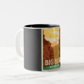 Tasse 2 Couleurs Parc national Big Bend (Devant gauche)