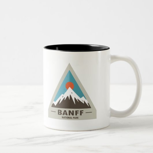 Tasse 2 Couleurs Parc national de Banff (Droit)