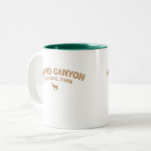 Tasse 2 Couleurs Parc national de canyon grand (Devant gauche)