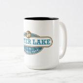 Tasse 2 Couleurs Parc national de Crater Lake (Devant droit)