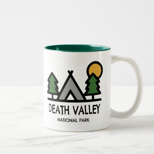 Tasse 2 Couleurs Parc national de Death Valley (Droit)