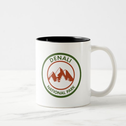 Tasse 2 Couleurs Parc national de Denali (Droit)