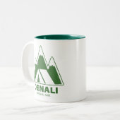 Tasse 2 Couleurs Parc national de Denali Camping (Devant gauche)