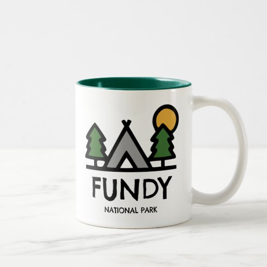 Tasse 2 Couleurs Parc national de Fundy (Droit)