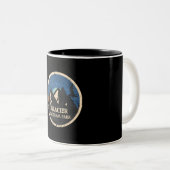 Tasse 2 Couleurs Parc national de Glacier (Devant droit)