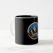 Tasse 2 Couleurs Parc national de Glacier (Devant gauche)