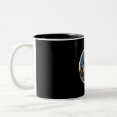 Tasse 2 Couleurs Parc national de Glacier (Gauche)