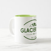 Tasse 2 Couleurs Parc national de Glacier Bay (Devant gauche)
