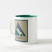 Tasse 2 Couleurs Parc national de Jasper Rustique (Devant gauche)