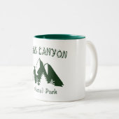 Tasse 2 Couleurs Parc national de Kings Canyon (Devant droit)