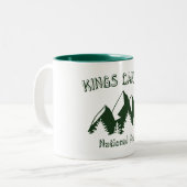 Tasse 2 Couleurs Parc national de Kings Canyon (Devant gauche)