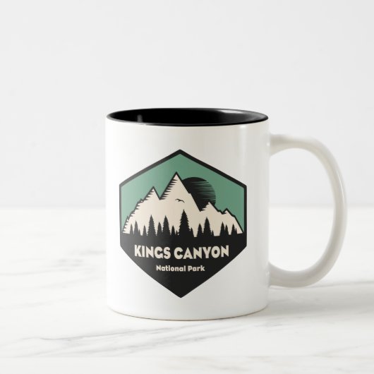 Tasse 2 Couleurs Parc national de Kings Canyon (Droit)