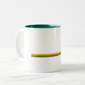 Tasse 2 Couleurs Parc national de Kings Canyon Pine Trees Soleil (Devant gauche)