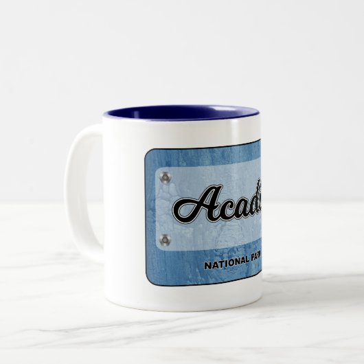 Tasse 2 Couleurs Parc national de l'Acadie (Devant gauche)