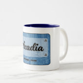 Tasse 2 Couleurs Parc national de l'Acadie (Devant droit)