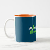 Tasse 2 Couleurs Parc national de Mesa Verde Retro (Gauche)