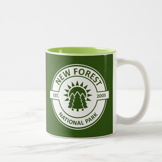 Tasse 2 Couleurs Parc national de New Forest (Droit)