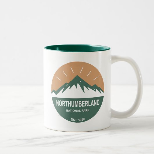 Tasse 2 Couleurs Parc national de Northumberland (Droit)