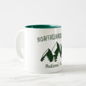 Tasse 2 Couleurs Parc national de Northumberland (Devant gauche)