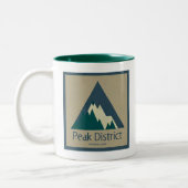 Tasse 2 Couleurs Parc national de Peak District Rustique (Gauche)