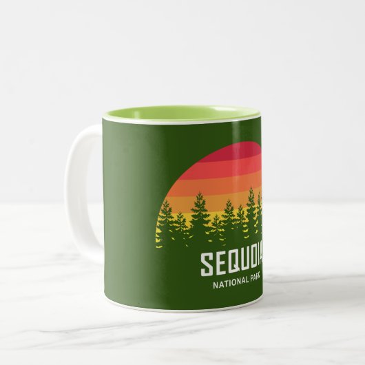 Tasse 2 Couleurs Parc national de Sequoia (Devant gauche)