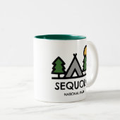 Tasse 2 Couleurs Parc national de Sequoia (Devant droit)
