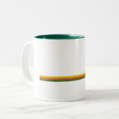 Tasse 2 Couleurs Parc national de Sequoia Pine Trees Soleil (Devant gauche)