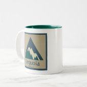 Tasse 2 Couleurs Parc national de Sequoia Rustique (Devant gauche)