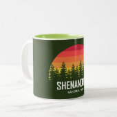 Tasse 2 Couleurs Parc national de Shenandoah (Devant gauche)