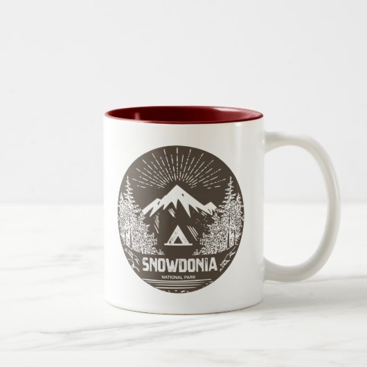 Tasse 2 Couleurs Parc national de Snowdonia (Droit)