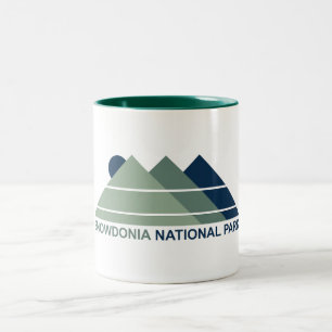 Tasse 2 Couleurs Parc national de Snowdonia Montagne Soleil