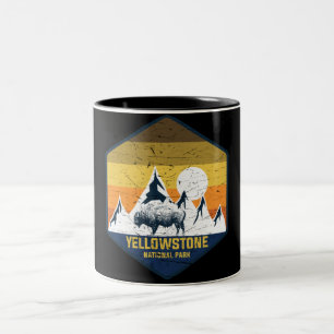 Tasse 2 Couleurs Parc National De Yellowstone Camping Et