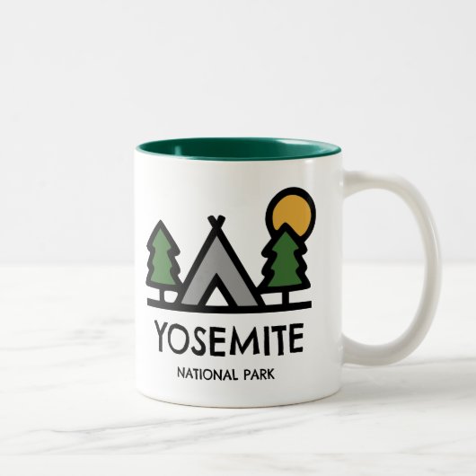 Tasse 2 Couleurs Parc national de Yosemite (Droit)