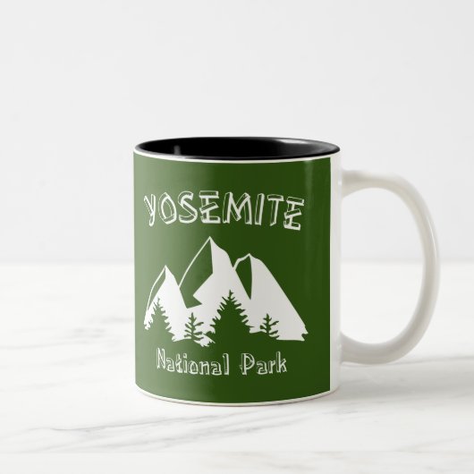Tasse 2 Couleurs Parc national de Yosemite (Droit)
