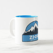 Tasse 2 Couleurs Parc national de Zion (Devant gauche)