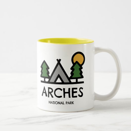 Tasse 2 Couleurs Parc national des Arches (Droit)