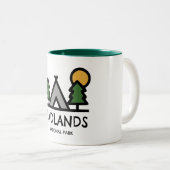 Tasse 2 Couleurs Parc national des Badlands (Devant droit)