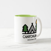 Tasse 2 Couleurs Parc national des Canyonlands (Devant droit)