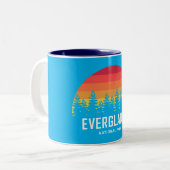 Tasse 2 Couleurs Parc national des Everglades (Devant gauche)