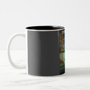 Tasse 2 Couleurs Parc national des Everglades Floride la nuit