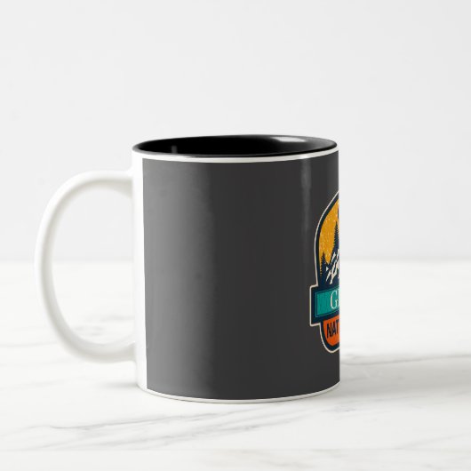 Tasse 2 Couleurs Parc national des Glaciers (Gauche)