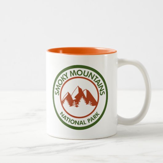 Tasse 2 Couleurs Parc national des Great Smoky Mountains (Droit)