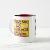 Tasse 2 Couleurs Parc national des Îles Anglo-Normandes (Devant gauche)